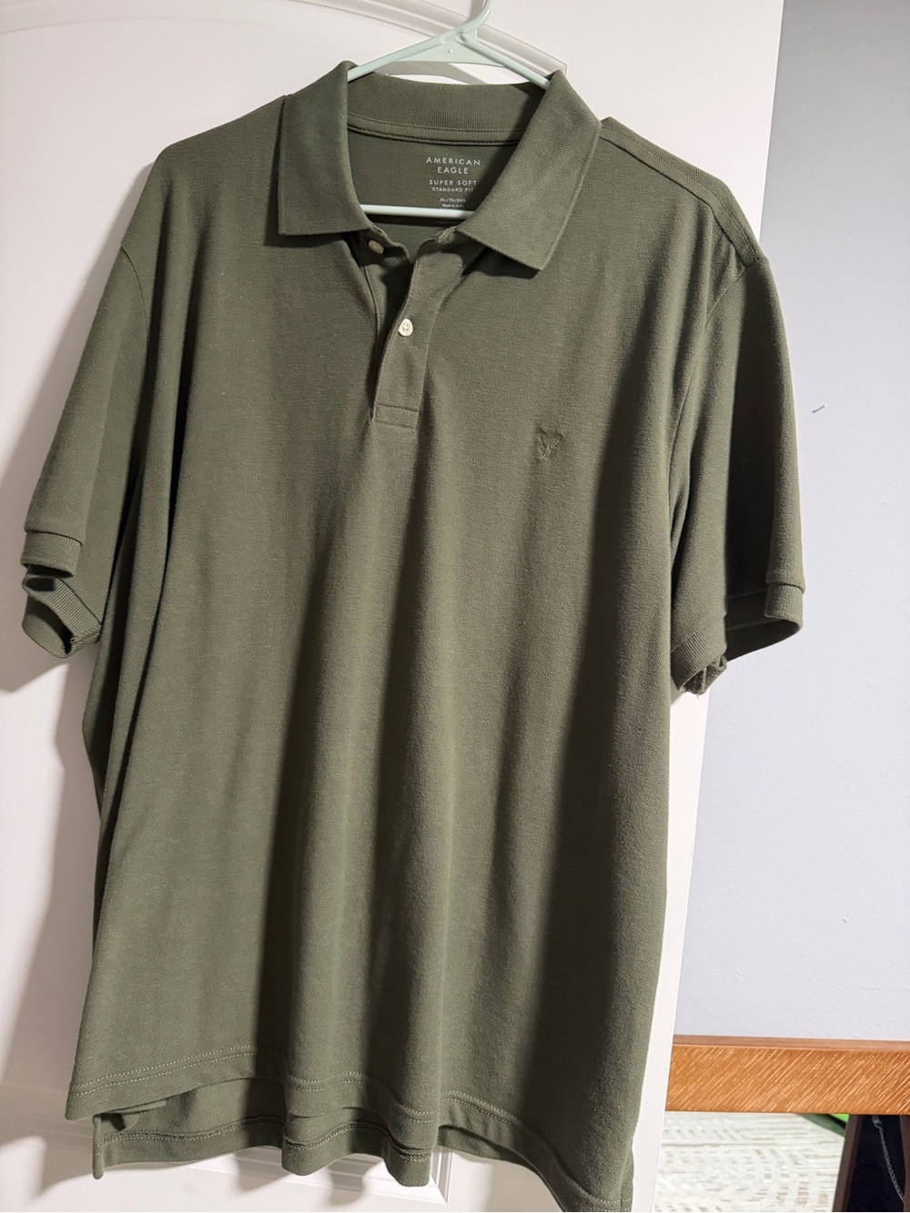 American Eagle Outfitters Olive Polo Shirt
